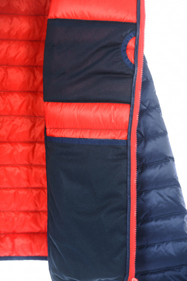 Outdoorjas Workuta Heren Nylon Donkerblauw Rood mt XS