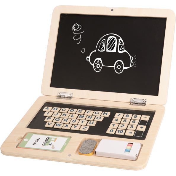 Educatief Houten Speelgoed Laptop 58-delig
