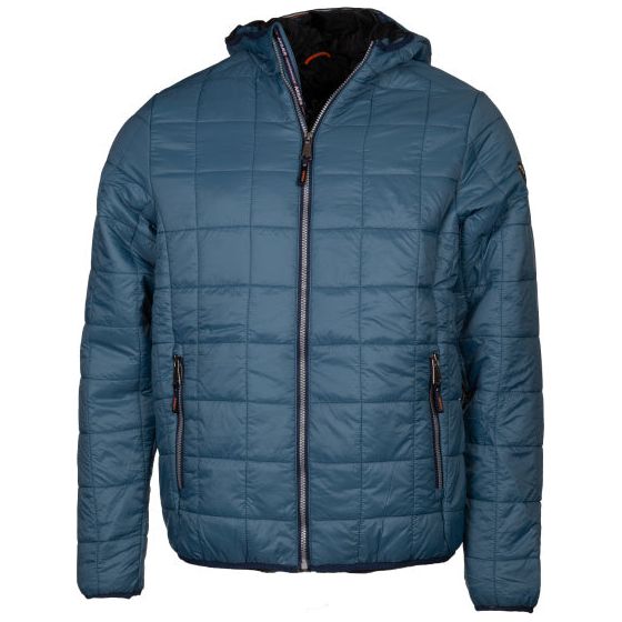 Aaron Padded Jacket Heren Jeansblauw Maat XL