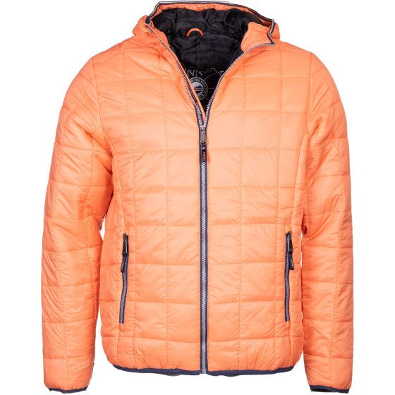 Aaron Padded Jacket Heren Koraaloranje Maat L