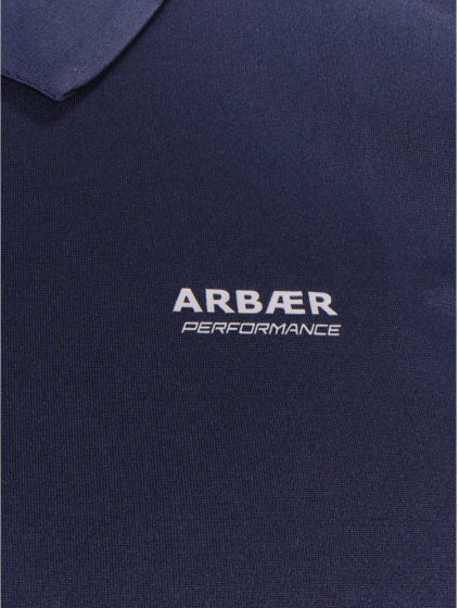 Andrew poloshirt tech heren blauw maat L
