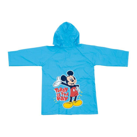 imperméable Mickey Today is The Day junior PVC bleu clair taille 6 ans