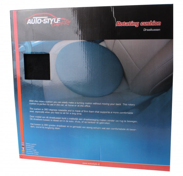 draaikussen Comfortline 39 cm polyester zwart