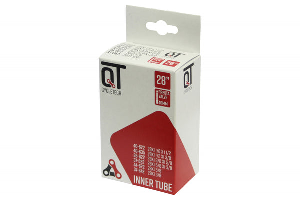 Qtcycletech Qt inner tube SV17 28 inch 37 42-622 28x13 8 SV 40 mm 2217381