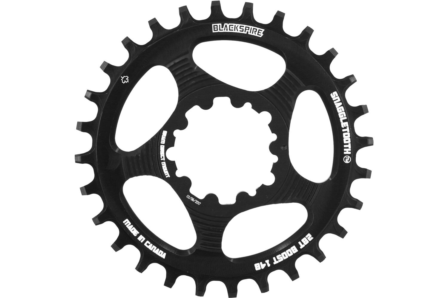 Blackspire - kettingblad snaggletooth sram spline 28 3mm offset boost