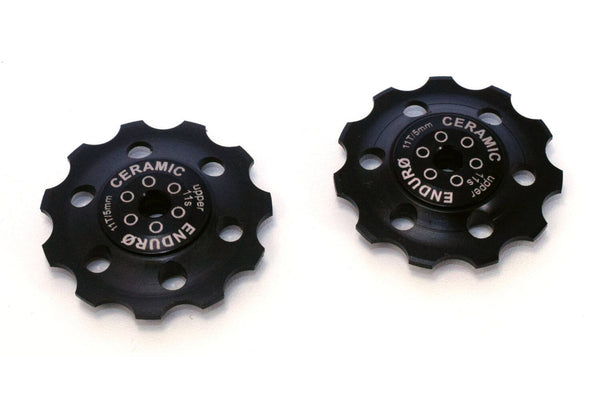 Enduro - jeu de roues de dérailleur zero céramique shimano noir