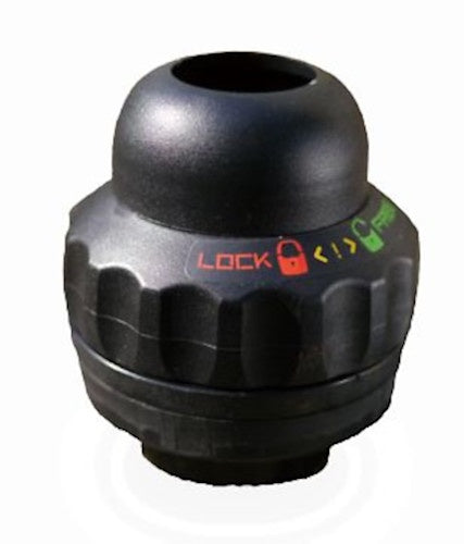 Post moderne balhoofd lock-out stuurslot ahead 28.6 30.0 34.0mm zwart