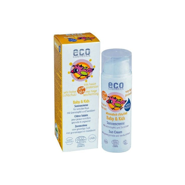 Eco Cosmetics Baby zonnebrand SPF 50 Granaatappel