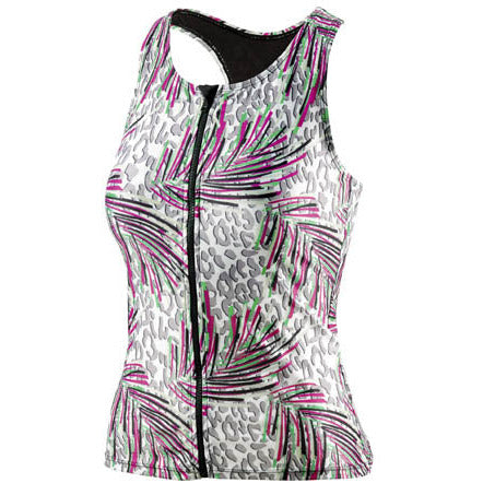 tanktop BEsuit dames B-cup polyamide elastaan ​​roze groen mt 46