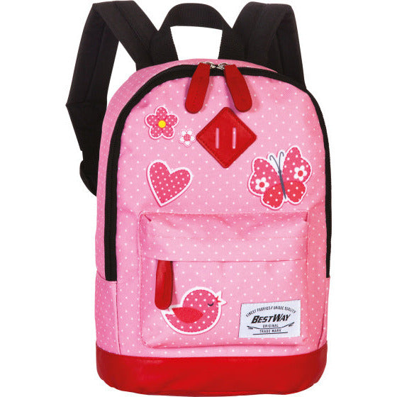 rugzak junior 6 liter roze rood