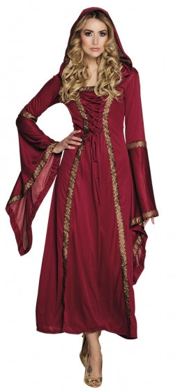 Lady Gwendolyn Kostuum Dames Rood maat 36 38