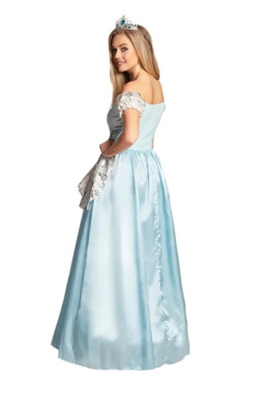 Prinses Maribel Kostuum Dames Lichtblauw maat 36 38