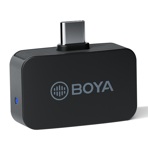Boya 2,4 GHz Dasspeldmicrofoon Draadloos BY-M1LV-U voor USB-C