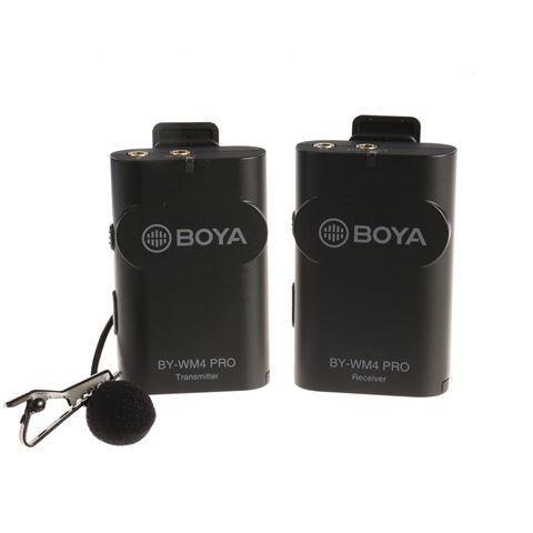 Boya 2,4 GHz Duo Micro Lavalier Sans Fil BY-WM4 Pro-K1