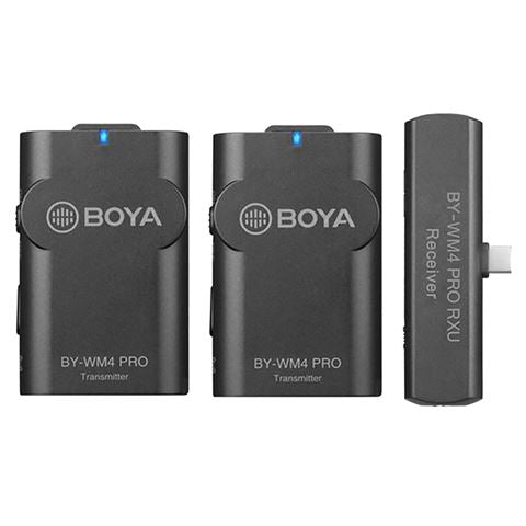 Boya 2.4 GHz Duo Lavalier Microphone Sans Fil BY-WM4 Pro-K6 pour Android