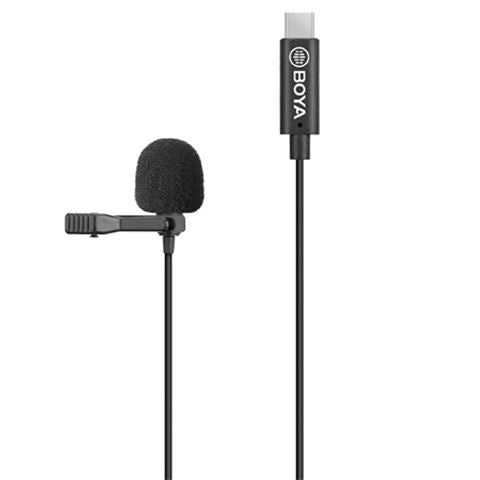 Micro-cravate à pince Boya BY-M3 pour USB-C 