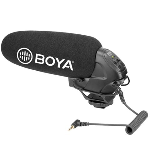 Microphone cible pour fusil de chasse à condensateur Boya BY-BM3031