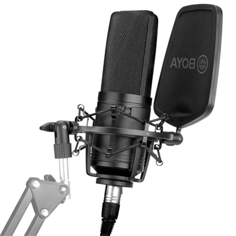 Microphone à condensateur à large membrane Boya BY-M1000