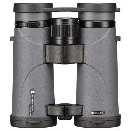 Pirsch ED 10x42 verrekijker met fasecoating grijs