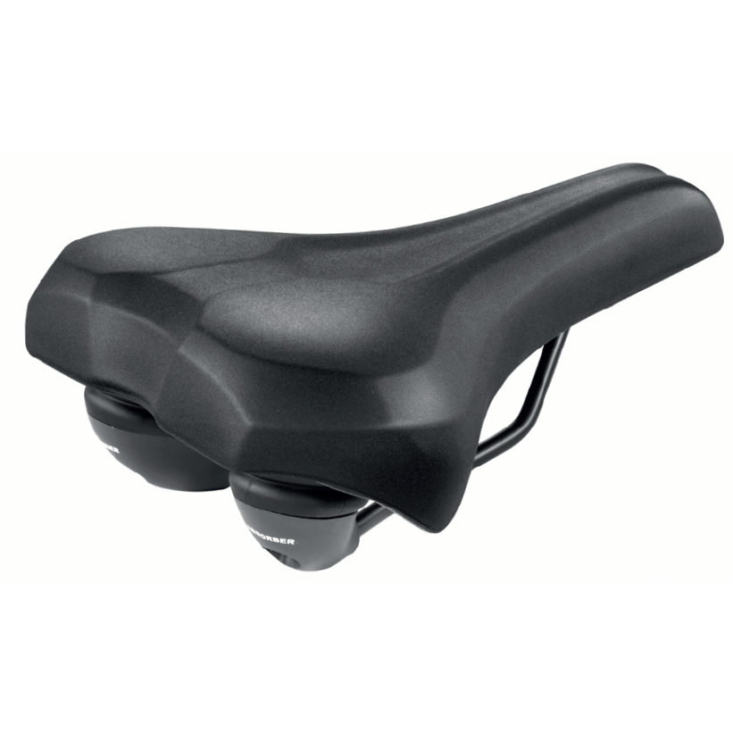 Selle Montegrappa bmg 5008 plus ebike zadel elastomeri rigida zwart