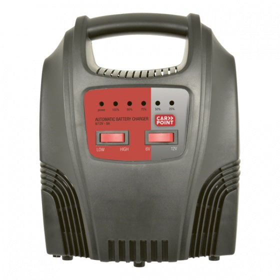 acculader 6 12 Volt 8-44 Ah 8 Ampère zwart