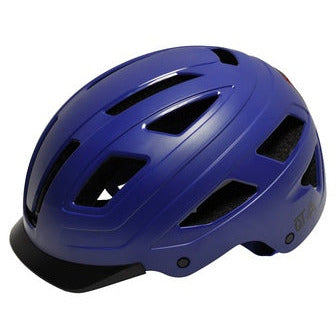 Qt cycle tech helm urban style blauw maat m 52-58 cm 2810394
