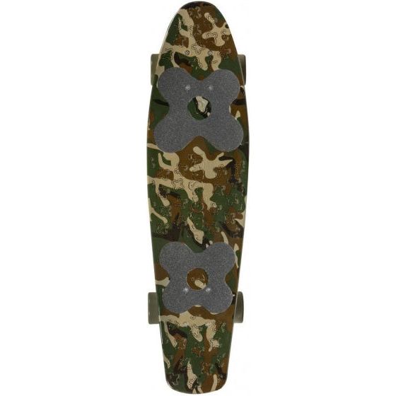 Big Jim Camo skateboard 71 cm polypropeen groen bruin