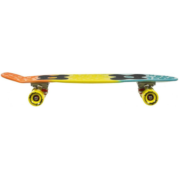 Big Jim Tricolor skateboard 71 cm blauw geel oranje