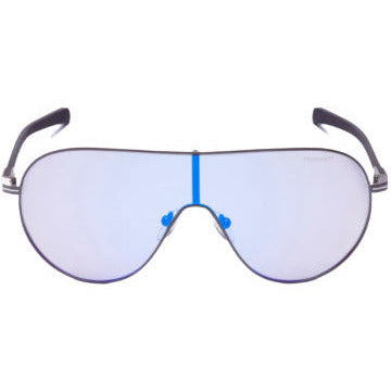zonnebril unisex Enkele Lens cat. 4 blauw