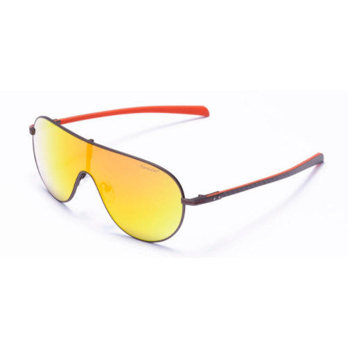 zonnebril unisex Enkele Lens cat. 4 oranje