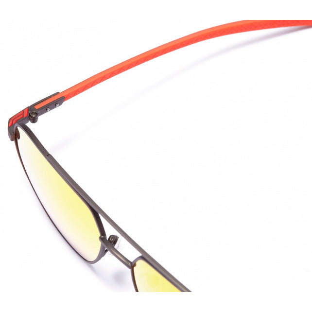 zonnebril unisex vierkant cat. 4 oranje