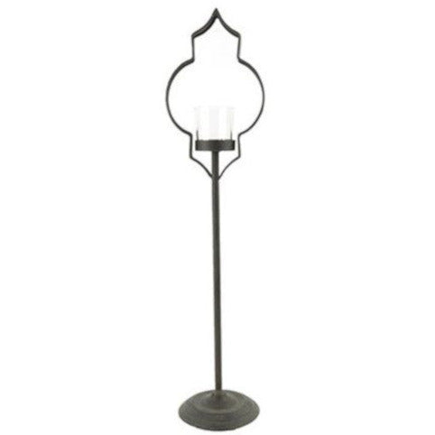Hi-point Sahar L waxinelichthouder 77,2 cm nikkel zwart