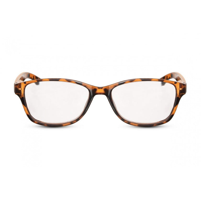 leesbril unisex rechthoekig bruin (CWI4000) sterkte +2,5