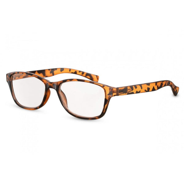 leesbril unisex rechthoekig bruin (CWI4000) sterkte +2.5