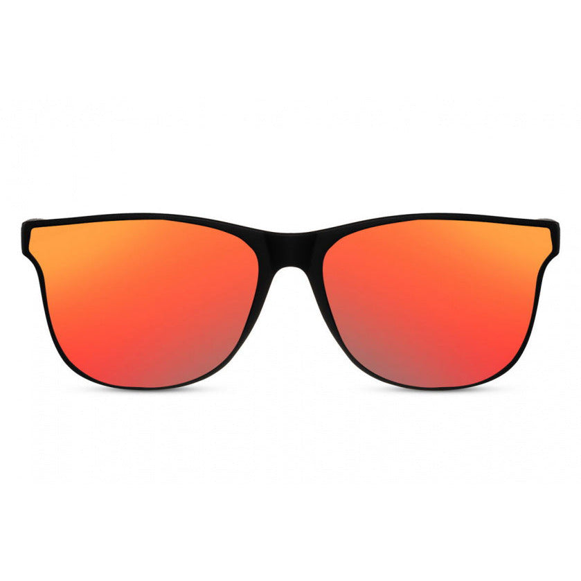 lunettes de soleil rectangulaires chat. 3 noir rouge