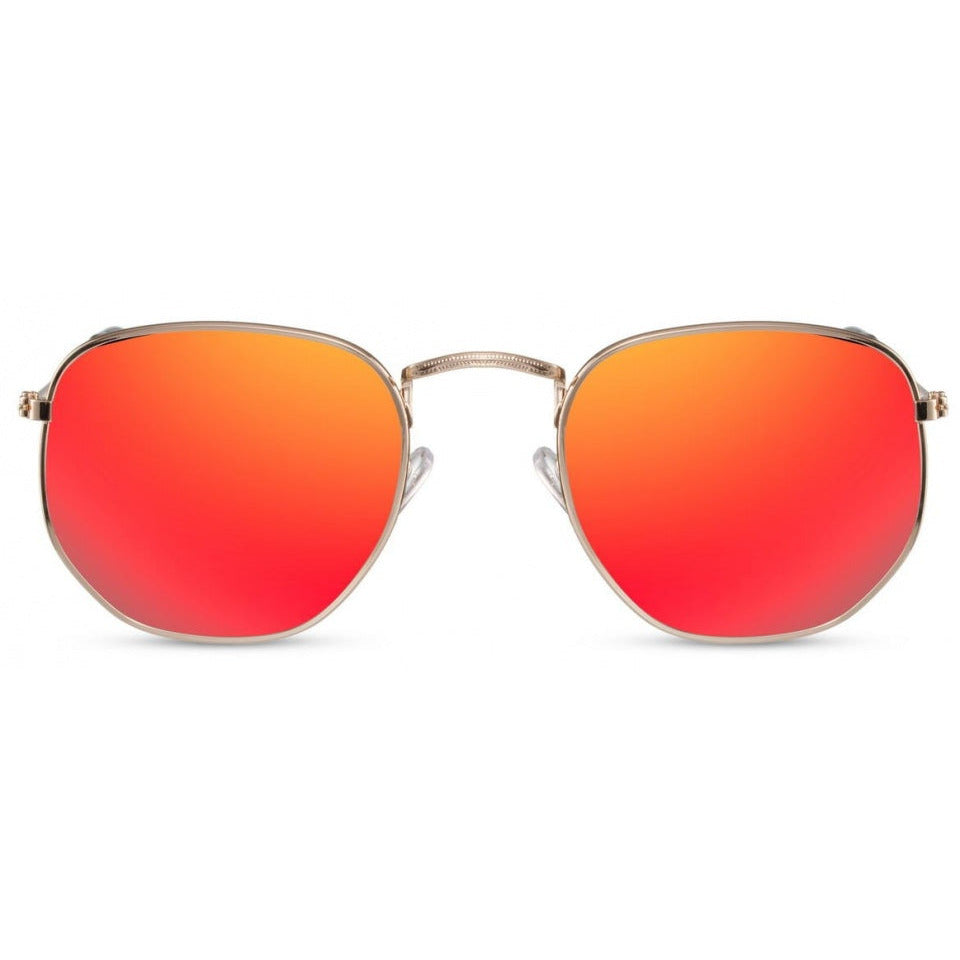 zonnebril unisex goud rood (CWI2413)
