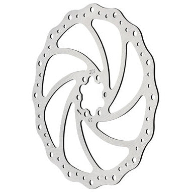 Marwi Dbr-02-160 Disc Brake Rotor 160mm Wavy Stainless Steel 6 Bolts