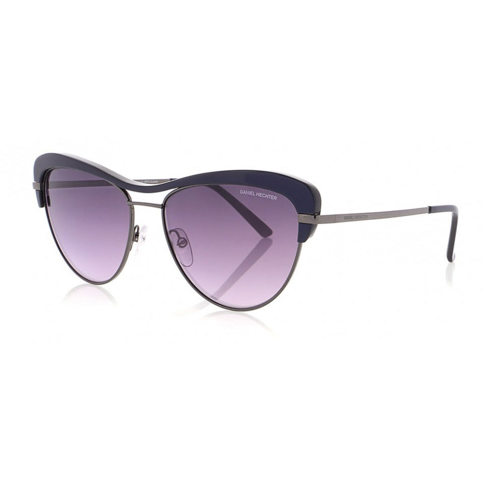 lunettes de soleil DHS253 dames ovales en acier inoxydable cat. 3 violet