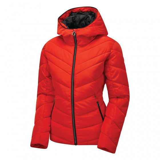 outdoorjas Reputable dames polyester wol rood maat 32