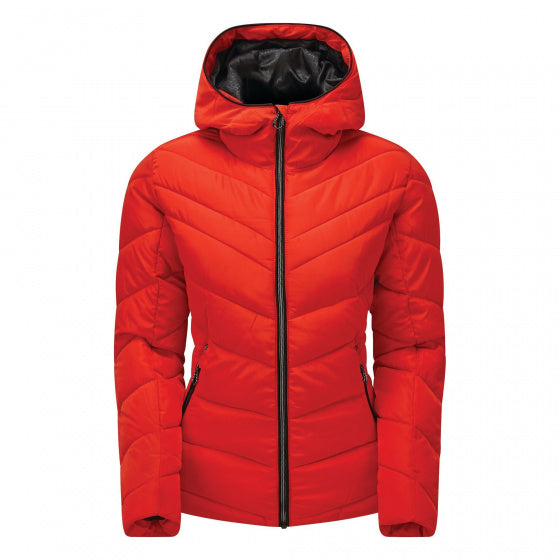 outdoorjas Reputable dames polyester wol rood maat 32