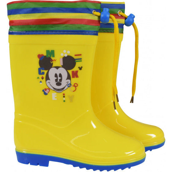 Disney Regenlaarzen Mickey Mouse junior PVC geel maat 28-29