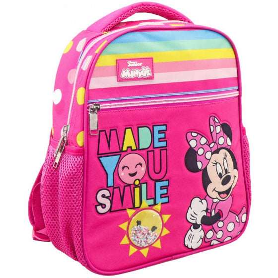 sac à dos Minnie Mouse filles 31 x 27 cm polyester rose