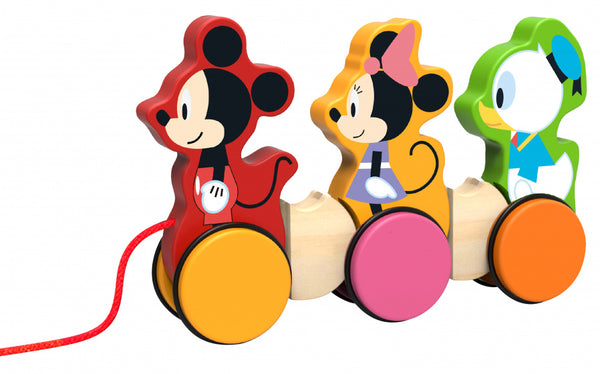 Mickey Mouse Family Houten Trekfiguur 18 maanden
