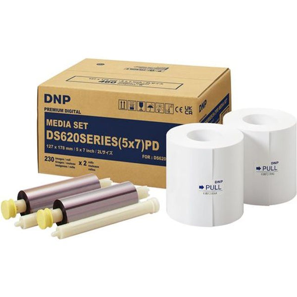 DNP Paper DM57620 2 Rouleaux à 230 Pièces 13x18 pour DS620