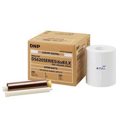 Papier DNP Super Mat 1 Rouleau à 200 St. 15x20 pour DS620