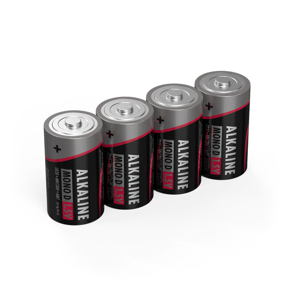 Ansmann Alkaline batterij mono D LR20 4 pcs. Krimpfolie