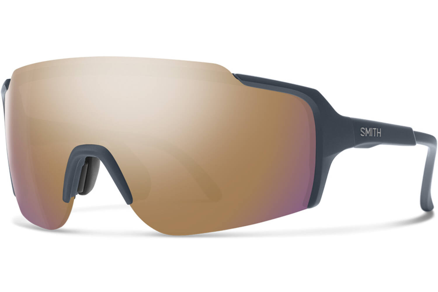 Smith - flywheel bril matte fr navy chrom rose gold mirror