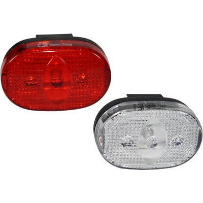 Qt cycle tech éclairage set amovible 3 led blister 0100803