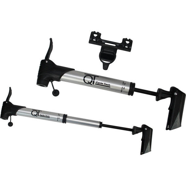 Qtcycletech Qt mini pomp leon dv sv av 23 cm met houder blister 1304430