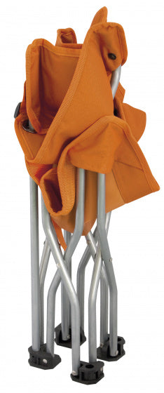 campingstoel Ardeche junior 34 x 27 cm staal oranje